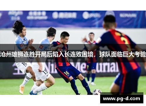 沧州雄狮连胜开局后陷入长连败困境，球队面临巨大考验